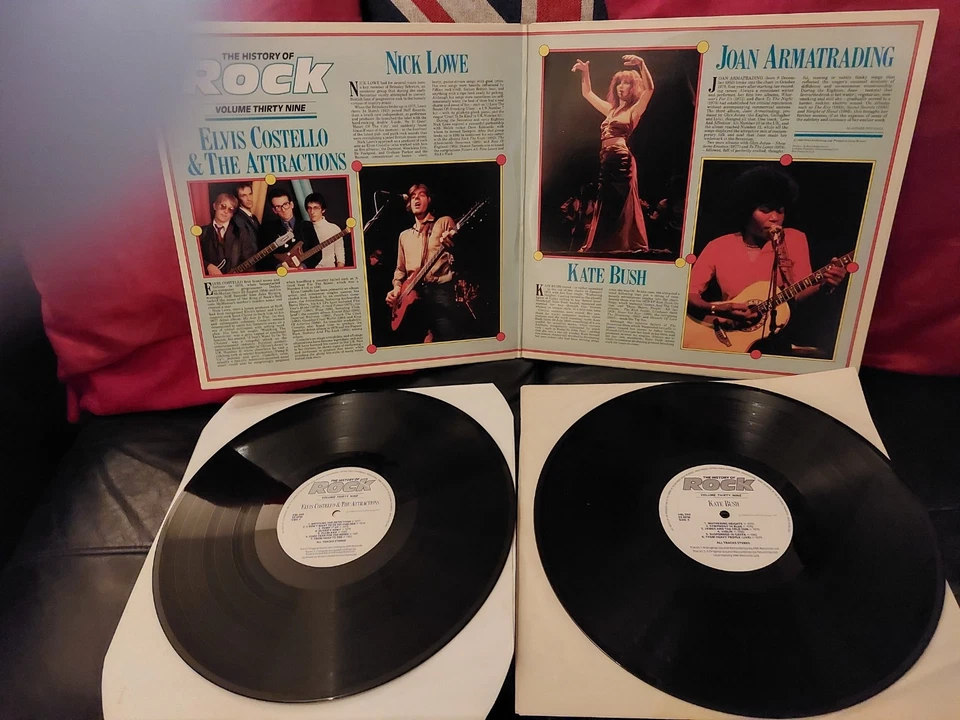 The History Of Rock - Volume 39 2x Vinyl LP Kate Bush Compilation 1986 Foto 3 de 4