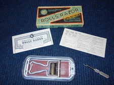 rolls razor set neat antique collectors piece 1930's shaver