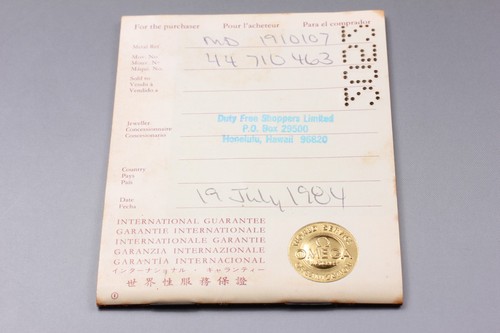 Vintage " comme-Est / Boîte " OMEGA De Ville Cal.1365 Or Romain Quartz Montre - Photo 13/13