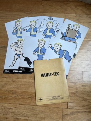 Fallout 4 Vault-Tec Limited Issue S.P.E.C.I.A.L. Set of 7 Posters 2015 Bethesda