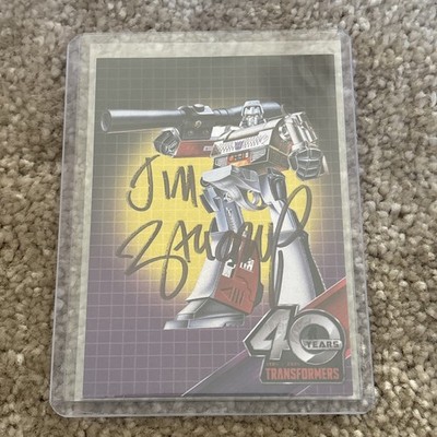 2026 Dynamite Transformers TCG 40th Anniversary SP Megatron Auto Card 3 of 4