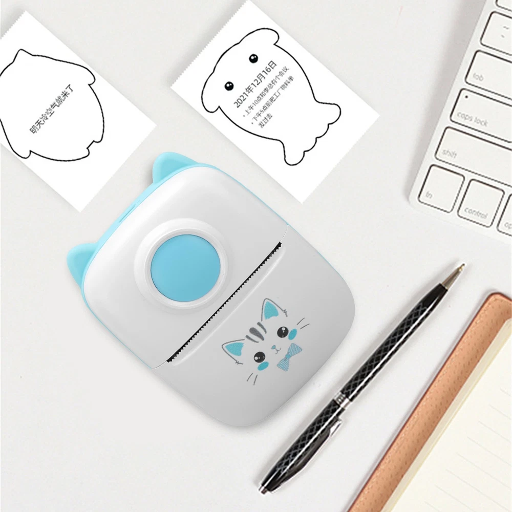 Mini Thermal Printer 200DPI Portable BT Sticker Photo Printer XA