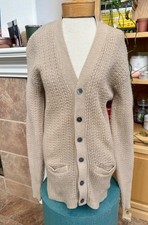 Vintage Alleson of Rochester Shetland Wool Cardigan Sweater Men s L 1950's