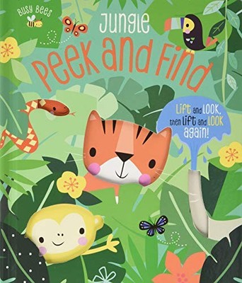 Busy Bees Jungle Peek and find Boad Book by Make Believe Ideas 1789475708