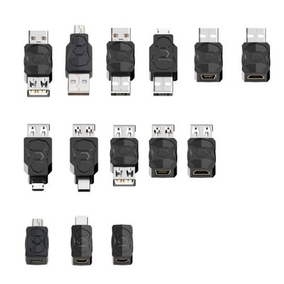 USB-zu-Micro-USB Adapter weiblich männlich Micro Mini USB Konverter Kabel