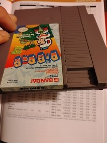 dig dug 2 nes Cartridge+Jacket Tested Working