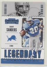 2020 Panini Contenders Legendary Contenders Barry Sanders #LC-BSA HOF 6h5