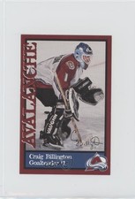 1998-99 Colorado Avalanche Team Issue Howler Says Craig Billington #1 09wc