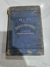 1885 Gems From Texas Quarry Book - Gov. Francis Lubbock Family Copy (Signed)