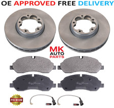 FOR FORD TRANSIT CUSTOM VAN 2.0 MK8 DIESEL FRONT BRAKE DISCS AND PADS SET 2019 