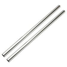 Car Mandrel Exhaust Pipe Tube Durable 48" Length 2'' OD Straight Exhaust 2"