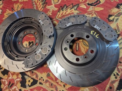 Porsche Motorsports 718 Cayman GT4RS Clubsport front PFC Brake rotors and pads