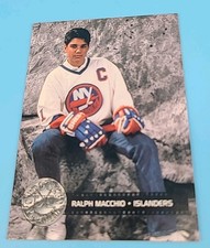 1992 Proset Ralph Macchio #295 Celebrity Captain New York Islanders Hockey Card