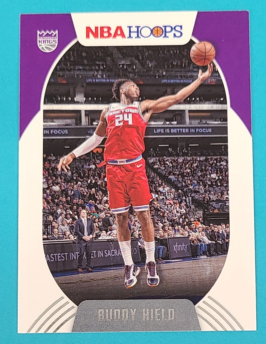 2020-21 Hoops #13 Buddy Hield Sacramento Kings BASKETBALL Card F4