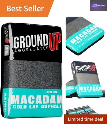 Cold Lay Macadam Tarmac 21KG - robuster Asphalt bereit für schnelle Reparaturen