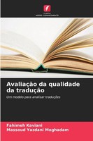 Fahimeh Kaviani (U. A.) | AvaliaçãO Da Qualidade Da TraduçãO | Taschenbuch