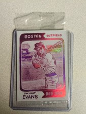 Dwight Evans 2025 Topps Shoebox Treasures Andy Friedman #54 Bubblegum Foil