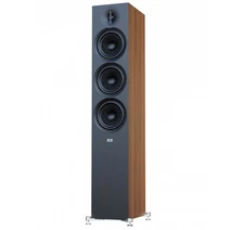 Elac Debut 3.0 DF63 Walnut (Ea) Floor Speaker (Open Box) Box Damage