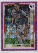2022 Topps Merlin UEFA Club Competitions Pink Mojo Refractor /275 Luka Sucic #69