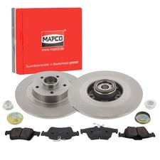 MAPCO BREMSSCHEIBEN 300mm + BELÄGE HINTEN passend für RENAULT LAGUNA | 47170