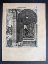 Nil aliud ac umbra atque flatus, Horati Emblemata, Otto van Veen, Print 1607