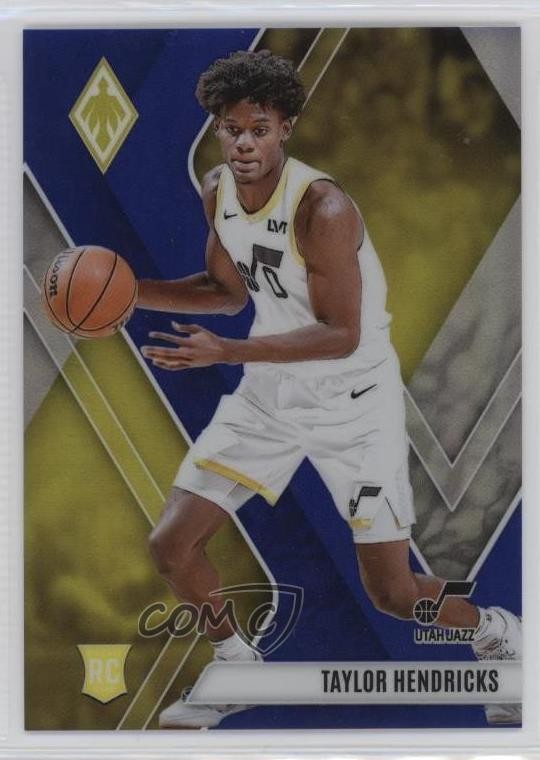 2023-24 Panini Phoenix Rookies Blue 27/35 Taylor Hendricks #264 Rookie RC rw6
