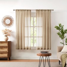 Melodieux Tende a pannello con nastro arricciato, moderne, per cameretta