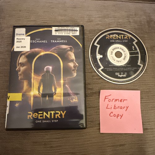 ReEntry (2025) DVD, Former Library Copy