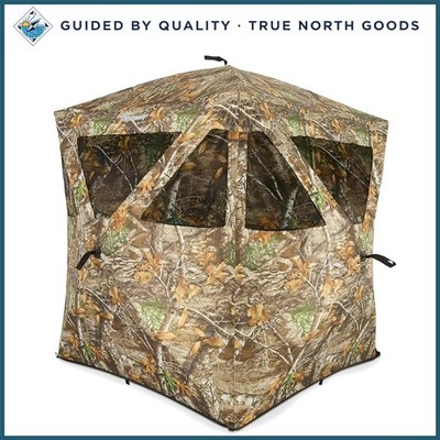 Quick Setup Hunting Blind with Shoot-Through Mesh Windows for Archery and Rifles