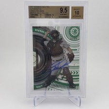 2017 Bowman High Tek Zack Collins #BHT-ZC Green Rainbow Autographs 33/99 BGS 9.5