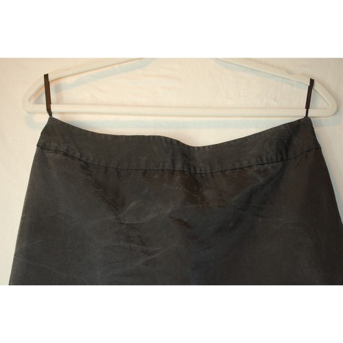 Banana Republic Womens 100% Silk Black High Waisted Classic Pencil Skirt Size 10 - Picture 3 of 9