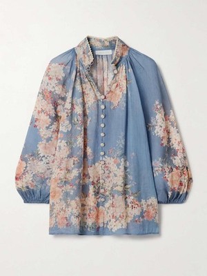 Zimmermann Cascadian Billow Blouse NWT AU1