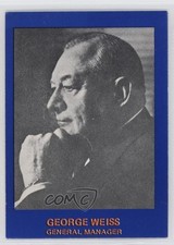 1982 Renata Galasso 20 Years of New York Mets Baseball George Weiss #32 HOF 0kb5