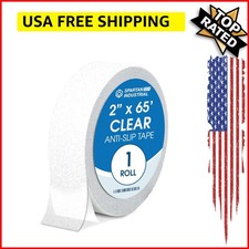 - 2" X 65' Grip Tape Roll - Frosted Anti-Slip Tape for Stairs, Tubs, Boats, and