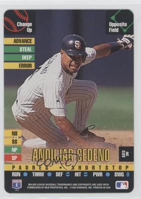1995 Donruss Top of the Order Andujar Cedeno c7w