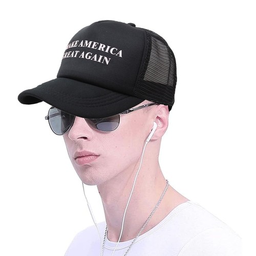 Classic Adjustable Baseball Cap with Mesh Back - Bold Message Design | eBay