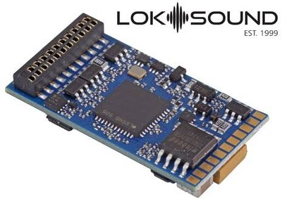 ESU 58419 LokSound 5 DCC/MM/SX/M4 21MTC NEM660 LSP 11x15mm + Wunschsound