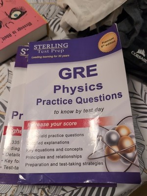 GRE Physics Test Prep Sterling 6th Edition 2022
