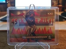 2024 Bowman Chrome - Sebastian Walcott Top 100 Insert Card BTP-45