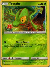 Pokemon TCG Treecko 20/214 Lost Thunder Rev Holo NM on eBay