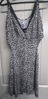 Lane Bryant Cacique Leopard Chemise Nightie Sexy Black Lace Open Sides Sz 18/20 — photo 1