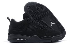 Jordan 4 Retro "Black Cat" Men's Mid Top Basketball Shoes Sneakers US 7-12