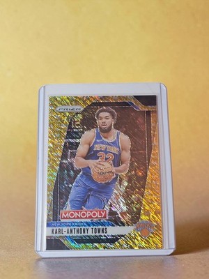 🔥2024-25 Panini Prizm Monopoly #89 Karl-Anthony Towns Gold Shimmer /500 Knicks