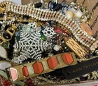 Vintage & Modern Some Signed Costume Jewelry Lot Full Small Priority Box # 148