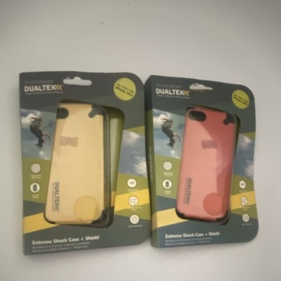 PureGear DualTek Shockproof Case for iPhone 5/5S Yellow Pink with Shield