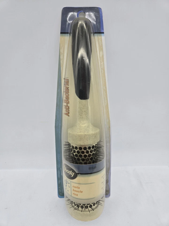 Nuevo de Lote Antiguo Cepillo de Pelo Cepillo de Pelo Redondo Rizo #80558 Nuevo Antiguo Stock 2000 Foto 2 de 4
