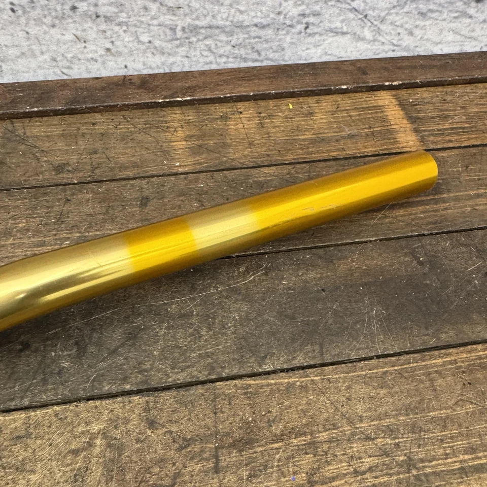 Manillar de bicicleta elevador dorado 25,4 mm barra de abrazadera MTB aluminio bicicleta elevación aleación Foto 3 de 4