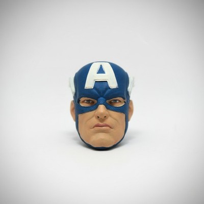 1/12 Custom Marvel Captain America Steve Rogers Head Sculpt | eBay