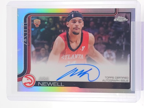 2025 Topps Chrome Asa Newell Chrome Rookie Autographs (RAW)