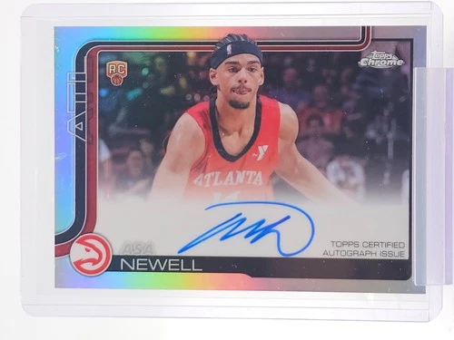 2025 Topps Chrome Asa Newell Chrome Rookie Autographs (RAW)